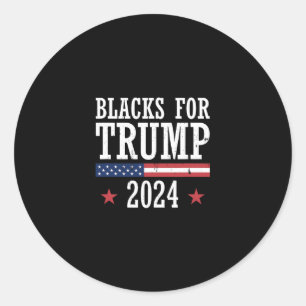 Sticker Rond Noirs pour l'élection présidentielle républicaine
