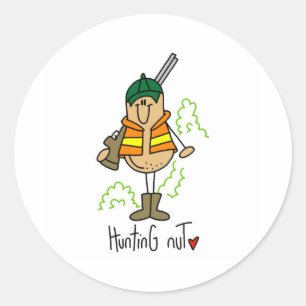 Sticker Rond Noix de chasse
