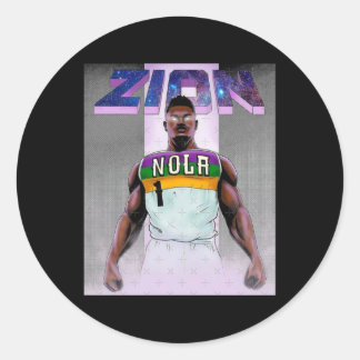 Sticker Rond Nola Zion