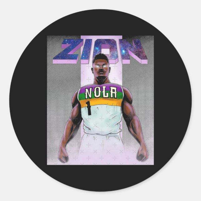 Sticker Rond Nola Zion (Devant)
