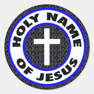 Sticker Rond Nom de Jésus