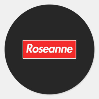 Sticker Rond Nom de Roseanne