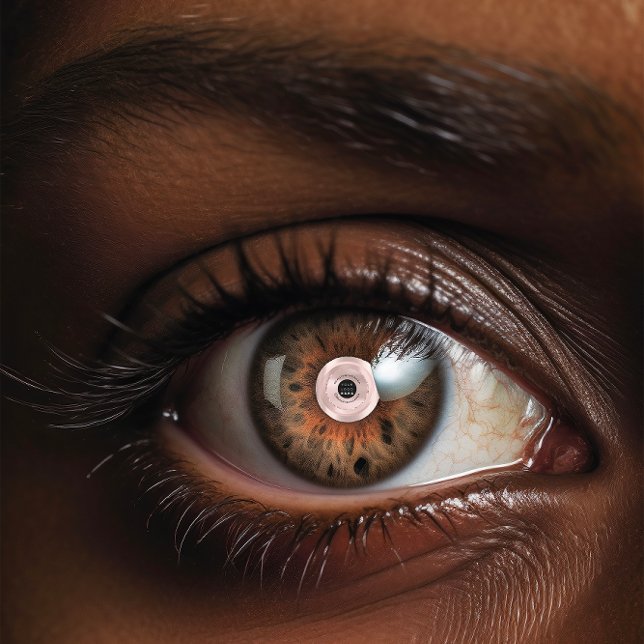 Sticker Rond Nom du logo Maquillage de corps Packaging  Rose Pa (Logo Name Body Makeup Packaging Rose Glitter Classic Round Sticker)