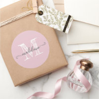 Nom du script moderne Monogramme Parfait initial r