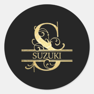 Sticker Rond Nom Suzuki