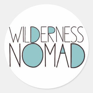 Sticker Rond Nomad Wilderness