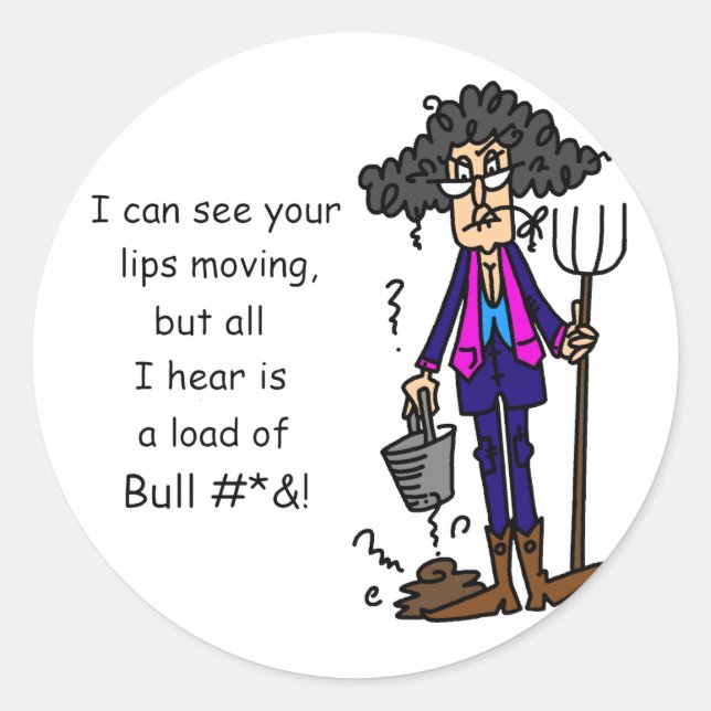 Sticker Rond Nombre de BS (Devant)