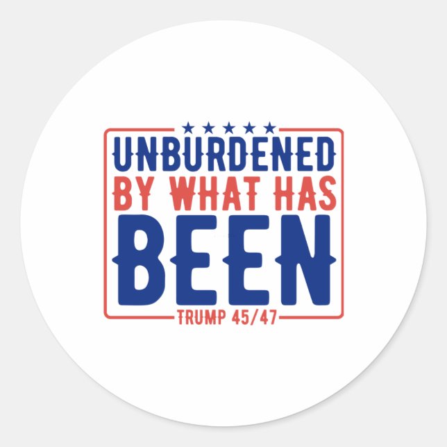 Sticker Rond Non Chargé Par Ce Qui A Été (Devant)