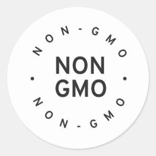 Sticker Rond Non-OGM