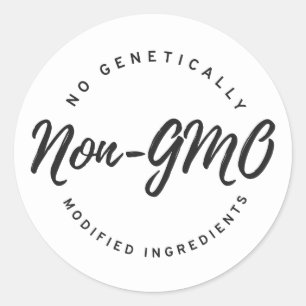 Sticker Rond Non-OGM