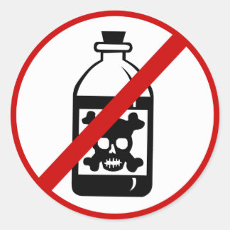 Sticker Rond non-poison