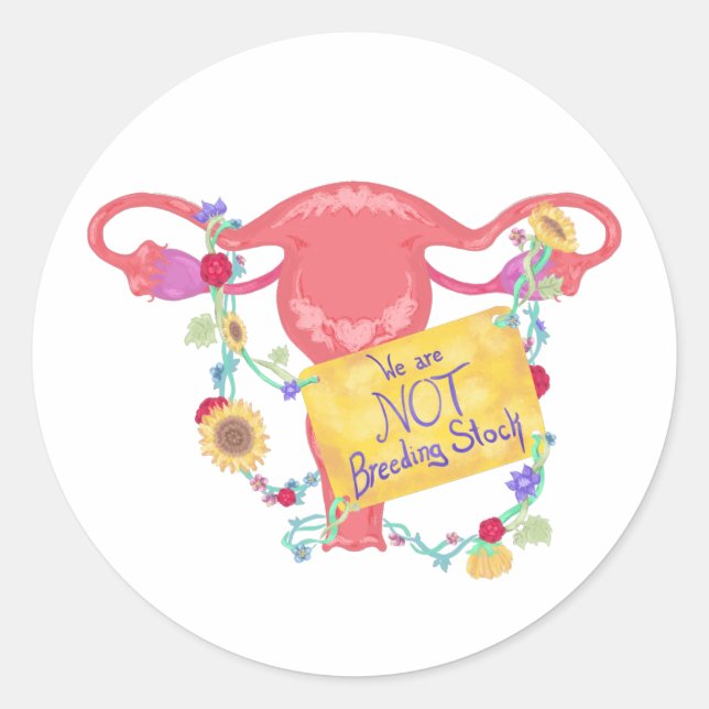 Sticker Rond Non Stock de reproduction (Devant)