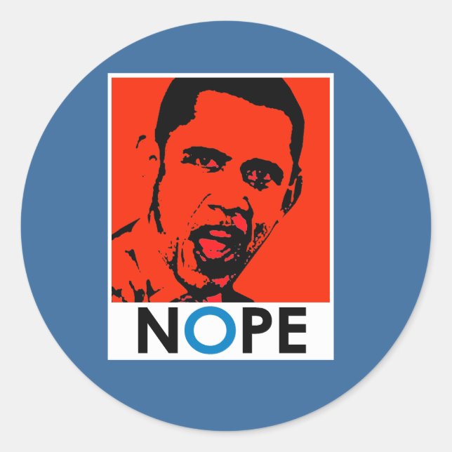 STICKER ROND NOPE (Devant)