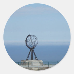 Sticker Rond Nordkapp