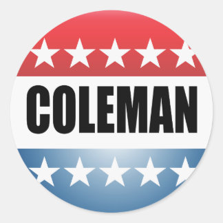 STICKER ROND NORM COLEMAN
