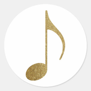 Sticker Rond Note musicale