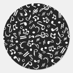 Sticker Rond note_wb