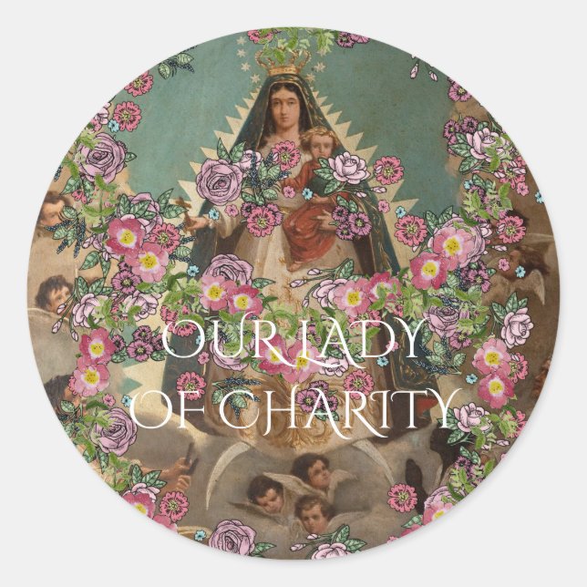 Sticker Rond notre dame de charité (Devant)