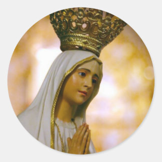Sticker Rond Notre-Dame de Fatima