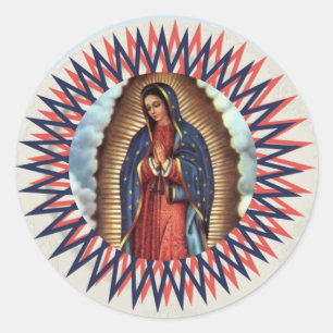Sticker Rond Notre-Dame de Guadalupe