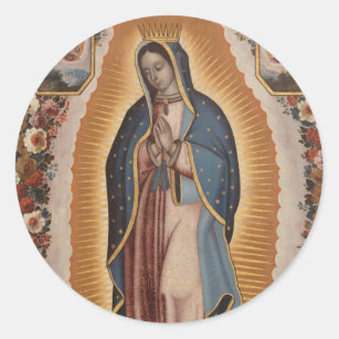 Sticker Rond Notre-Dame de Guadalupe au Mexique
