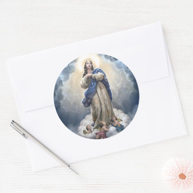 Sticker Rond Notre-Dame de l'Assomption (Enveloppe)