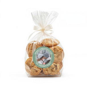 Sticker Rond Notre histoire d'amour de Noël