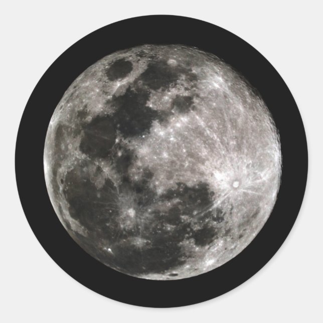 Sticker Rond Notre Lune (Devant)