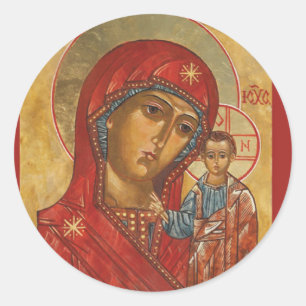 Sticker Rond Notre Madame de Kazan