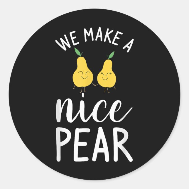 Sticker Rond Nous Faisons Une Belle Proposition De Mariage De P (Devant)