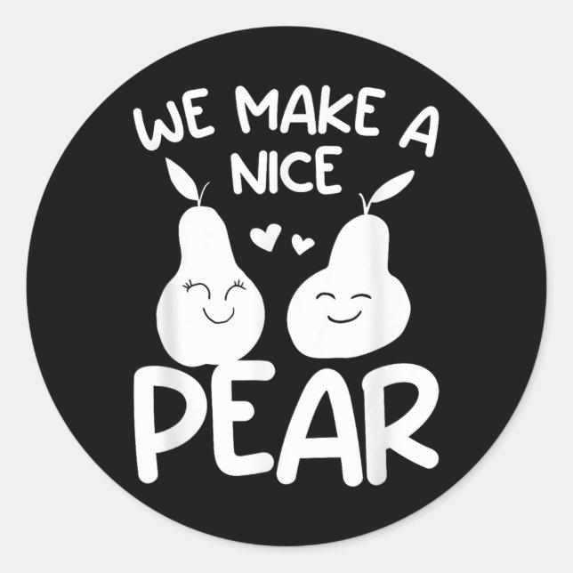 Sticker Rond Nous Faisons Une Belle Proposition De Mariage De P (Devant)
