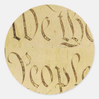Sticker Rond Nous Le Peuple