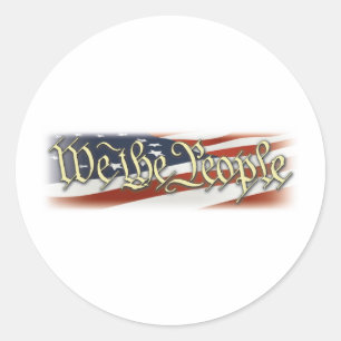 Sticker Rond Nous Le Peuple