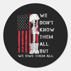 Sticker Rond Nous Ne Les Connaissons Pas Tous, Mais Nous Leur D