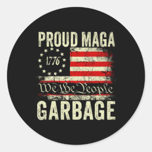 Sticker Rond Nous Ne Votons Pas Trump Pour Le Président 2024 T