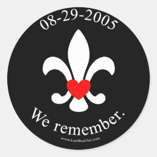 Sticker Rond Nous nous rappelons