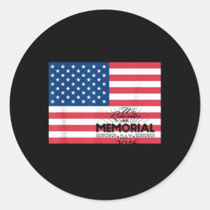 Sticker Rond Nous nous souvenons T Chemise _ Jour commémoratif