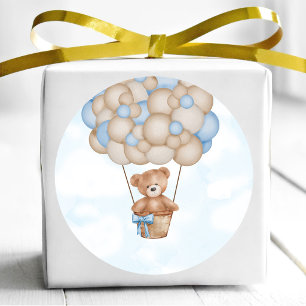 Sticker Rond Nous pouvons à peine attendre la Baby Shower