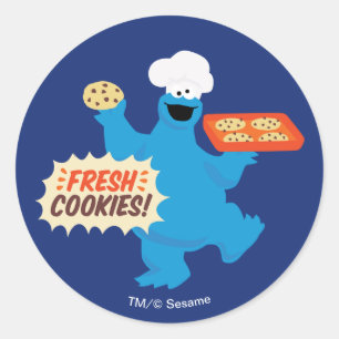 Sticker Rond Nous sommes des gourmands Cookies frais !