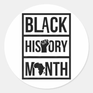 Sticker Rond Nous Sommes Noirs Histoire Africaine Américaine Me