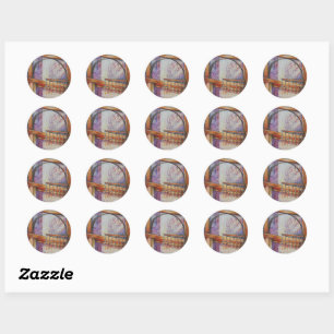 Sticker Rond Nous sommes tous des papillons volant autour de la