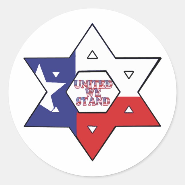 Sticker Rond Nous unissons nos forces (Devant)