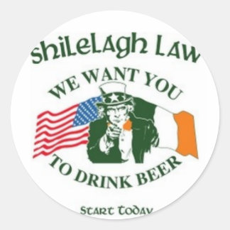 Sticker Rond Nous Vous Voulons