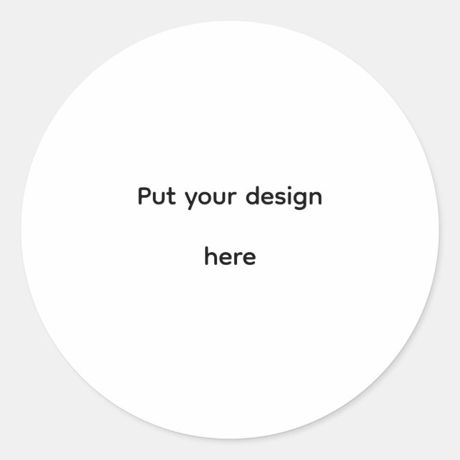 Sticker Rond Nouveau (Devant)