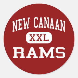 Sticker Rond Nouveau Canaan - RAM - haut - nouveau Canaan le