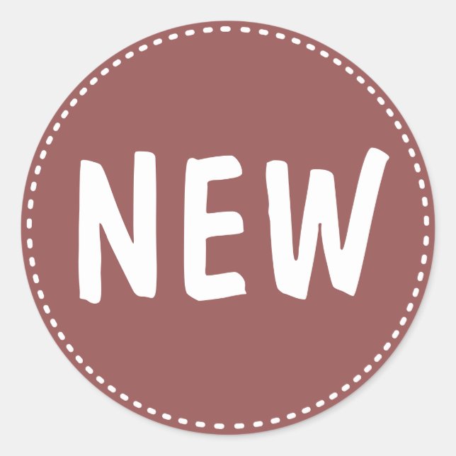 Sticker Rond Nouveau produit (Devant)