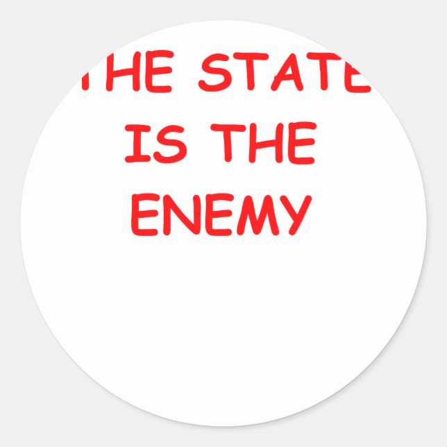 Sticker Rond nouvel ordre mondial (Devant)