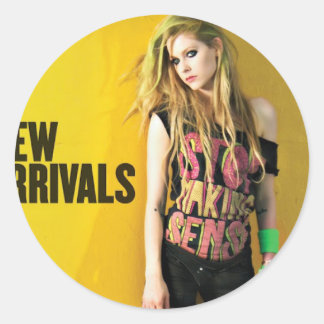 Sticker Rond Nouvelle arrivée