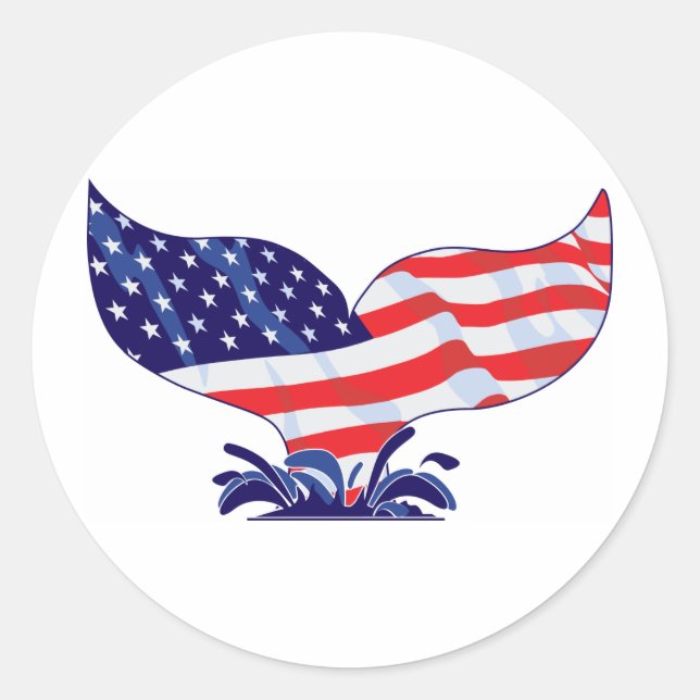 Sticker Rond Nouvelle-Baleine-Queue-[Converti] (Devant)