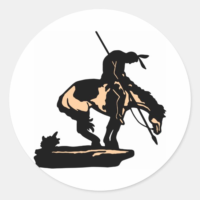 Sticker Rond Nouvelle extrémité blanche de traînée (Devant)